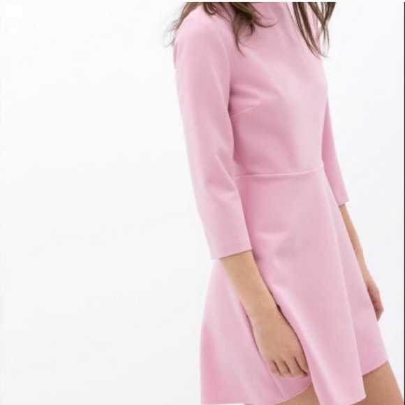 ZARA Knotted Bow Back Skater Dress ๐ Size M - Picture 2 of 6